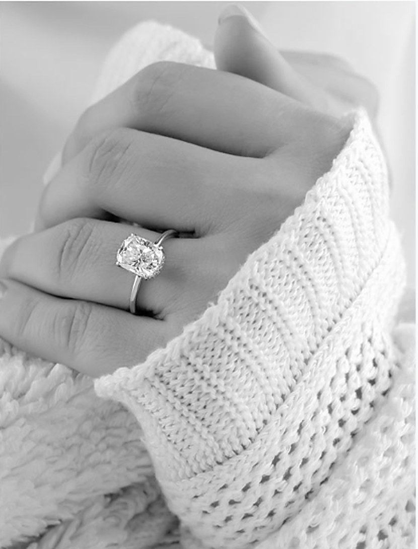 Diamond solitaire ring