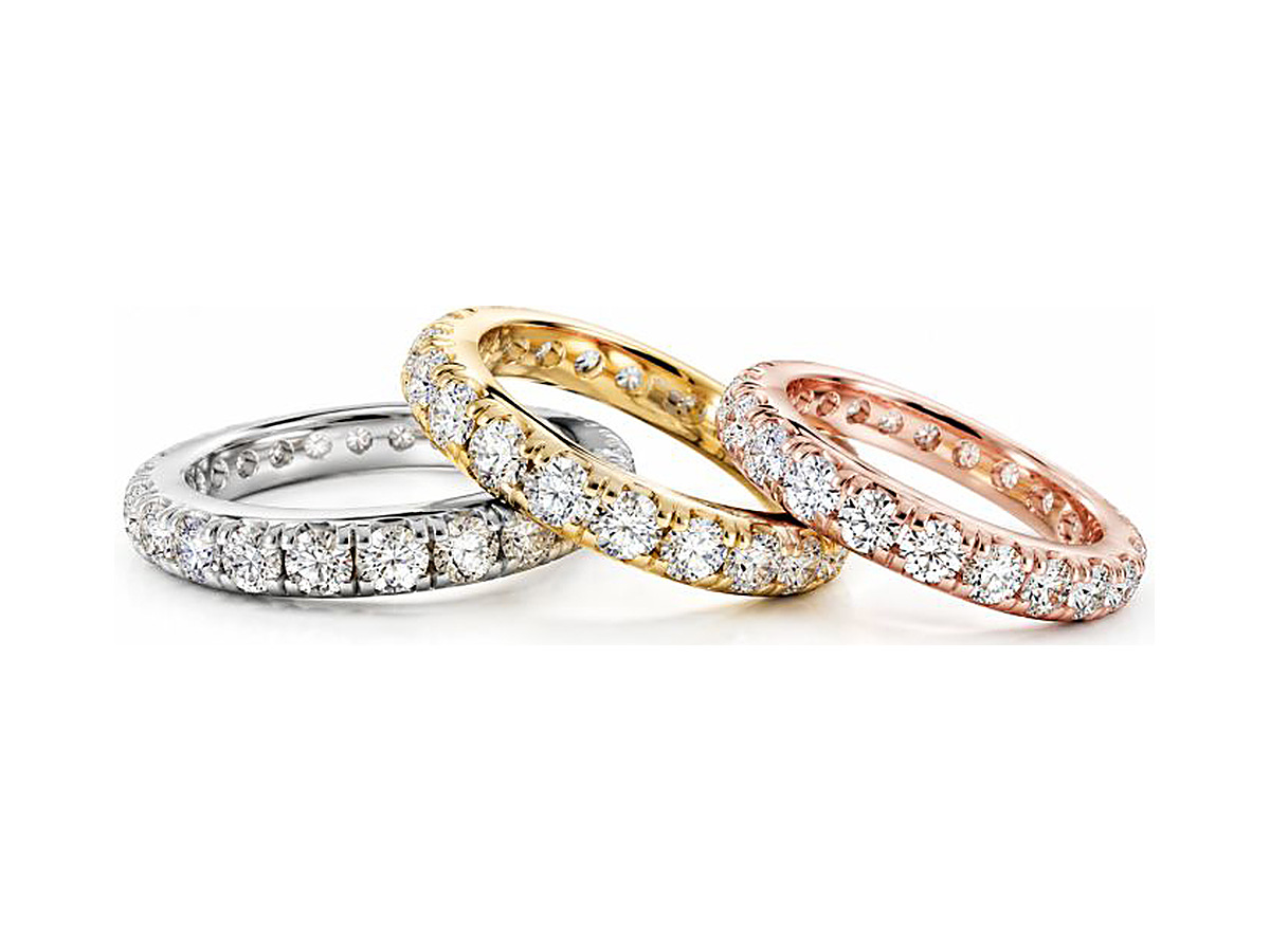 Cashmere Comfort Fit Eternity Band – diamond jewellery by Bhakti Diamonds